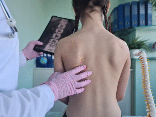 5 σημάδια σκολίωσης